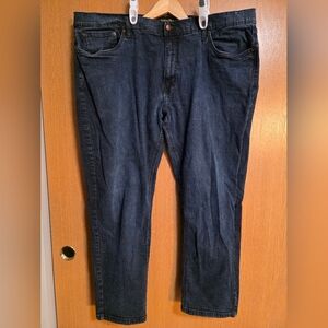 Urban Star Men's Relaxed Fit Dark Blue Jeans 46x30